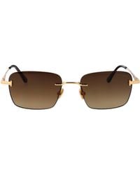 Tom Ford - Eyewear Rectangle-Frame Rimless Sunglasses - Lyst