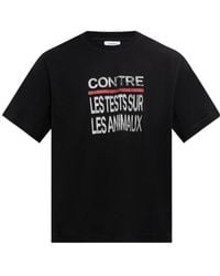 Vetements - Slogan Printed Crewneck T-Shirt - Lyst