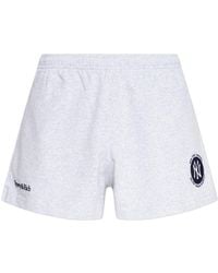 Sporty & Rich - New York Yankees Logo Shorts - Lyst