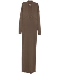 Entire studios - V-Neck Rallel Dress - Lyst
