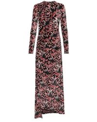 Rabanne - Printed Velvet Maxi Dress - Lyst