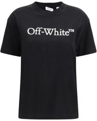 Off-White c/o Virgil Abloh - Big Logo Bookish T-Shirt - Lyst