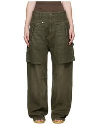 ANDERSSON BELL - Raptor Layered Wide-Leg Jeans - Lyst