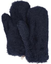 Max Mara - Teddy-Textured Gloves - Lyst