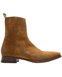 Acne Studios - Suede Ankle Boots - Lyst