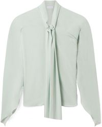 Stella McCartney - Cape-Sleeved Draped Blouse - Lyst