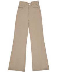 Ami Paris - High-Waist Flared Trousers - Lyst