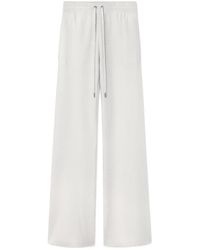 Versace - Drawstring Flared Trousers - Lyst