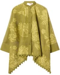 La DoubleJ - Lace Foulard Shirt - Lyst