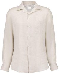 Brunello Cucinelli - Long Sleeved Buttoned Shirt - Lyst