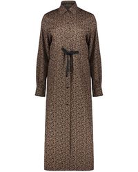 Herno - Belted Shirt Maxi Dress - Lyst