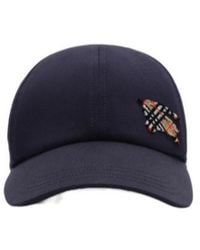 Burberry - Embroidered Logo Baseball Cap - Lyst