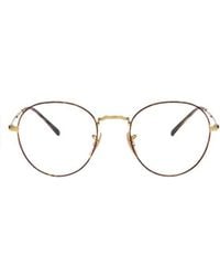 Ray-Ban - Round Frame Glasses - Lyst