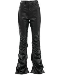Junya Watanabe - Ruffled Flared Trousers - Lyst