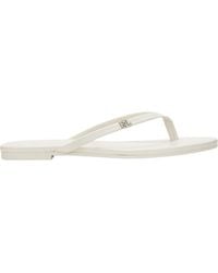 Ralph Lauren - Logo Details Flip-Flops - Lyst