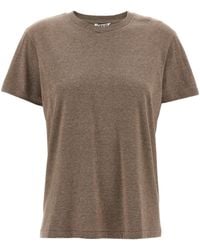 AURALEE - Seamless Crew Neck T-Shirt - Lyst