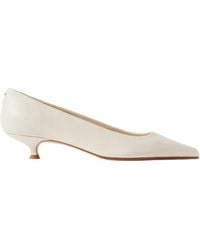Aeyde - Squaretoe Lowheel Leather Pumps - Lyst