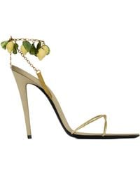 Saint Laurent - Mon Cheri Chain Sandal - Lyst
