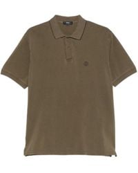 Herno - Logo-Embroidered Polo Shirt - Lyst