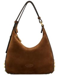 Tod's - Mini Studded Shoulder Bag - Lyst