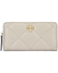 Tory Burch - Quilted Zip Continental Wallet - Lyst