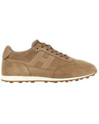 Hogan - Athletic Suede Sneakers - Lyst