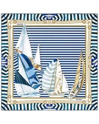 Max Mara - Printed Silk Foulard - Lyst
