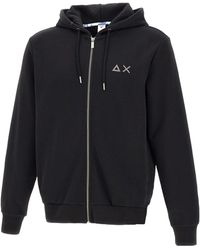 Sun 68 - Zip-Up Logo Hoodie - Lyst
