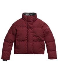 Canada Goose - Grandview Tone-Toned Circular Short Down Jacket - Lyst