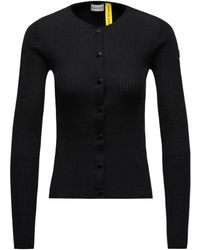 Moncler - X Ee72 By Edward Enninful Wool Cardigan - Lyst