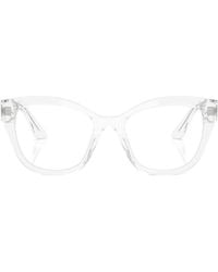 Miu Miu - Eyewear Square-Frame Glasses - Lyst