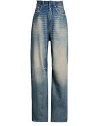 MM6 by Maison Margiela - Plain Colour Jeans - Lyst