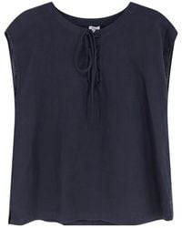 Aspesi - Lace-Up Sleeveless Top - Lyst
