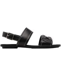 Hogan - H-Logo Sandals - Lyst