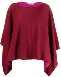 Valentino - Asymmetrical Draped Cape - Lyst