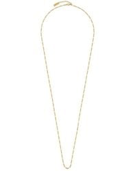 Saint Laurent - Long Parallel Figaro Chain Necklace - Lyst