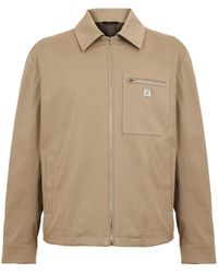 Fendi - Collared Zip-Up Jacket - Lyst