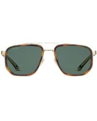Gucci - Eyewear Navigator Frame Sunglasses - Lyst