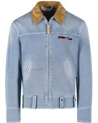 Marni - Contrast Collar Zip Jacket - Lyst