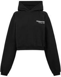 Fear Of God - Logo Hooded Sweatshirt - Lyst