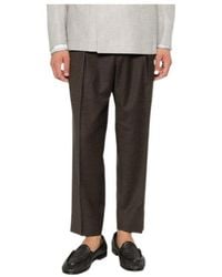 Briglia 1949 - Button-Detail Casual Trousers - Lyst