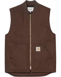 Carhartt - Classic Logo Patch Zipped Vest - Lyst