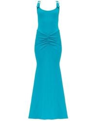 Versace Jeans Couture - Couture Buckled Long Dress - Lyst