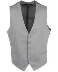 Tagliatore - V-Neck Bottoned Waistcoat - Lyst