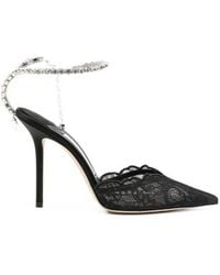 Jimmy Choo - Pointed-Toe High-Heeled Sandals - Lyst