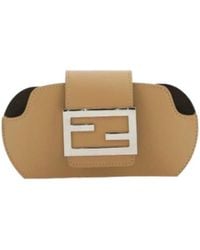 Fendi - Ff Baguette Clasp Glasses Case - Lyst