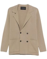 Tagliatore - Double-Breasted Knit Cardigan - Lyst