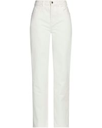 Chloé - Solid High-Waisted Straight-Leg Pants - Lyst