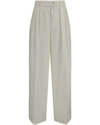 Calvin Klein - Alexandra Pleated Tailored Pants - Lyst