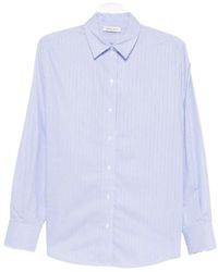 Anine Bing - Striped Button-Up Shirt - Lyst